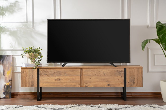 Nordure Mueble para TV Serenity - Pino Atlántico y Negro